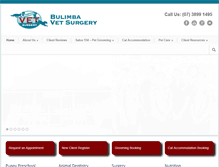 Tablet Screenshot of bulimbavet.com